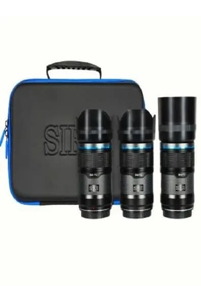SIRUI Sniper 23mm, 33mm & 56mm F1.2 APSC Auto-Focus Lens Kit X Mount, Black