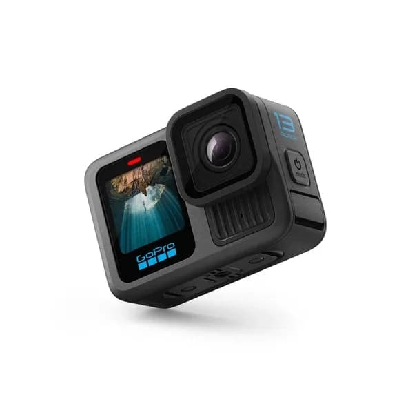 GoPro HERO13 Black Genişletilmiş Güç Paketi - Çift Şarj Cihazı, 3 Enduro Pil, 1 Kavisli Yapışkan Montaj Parçası, 64 GB M