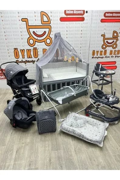 ÖYKÜ BEBEK DUNYASI DÖNENCE HEDİYELİ YENİ DOĞAN BEBEK ÇEYİZ SETİ FULL SET
