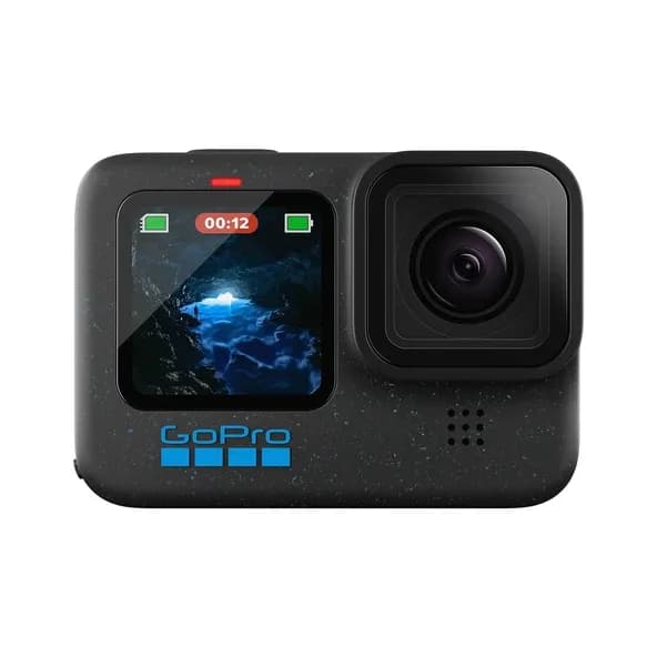GoPro HERO12 Black - 5.3K60 Ultra HD video, 27MP fotoğraf, HDR, 1/1,9" görüntü sensörü, canlı yayın, web kamerası, stabilizasyon özelliklerine sahip su geçirmez aksiyon kamerası