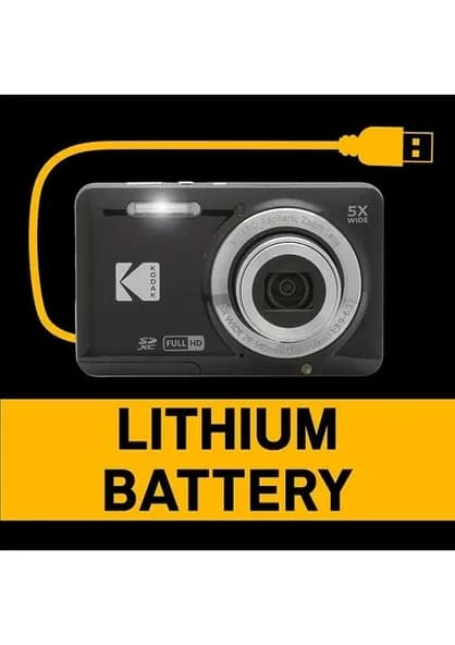 Kodak Pixpro FZ55 Friendly Zoom Siyah Dijital Fotoğraf Makinesi