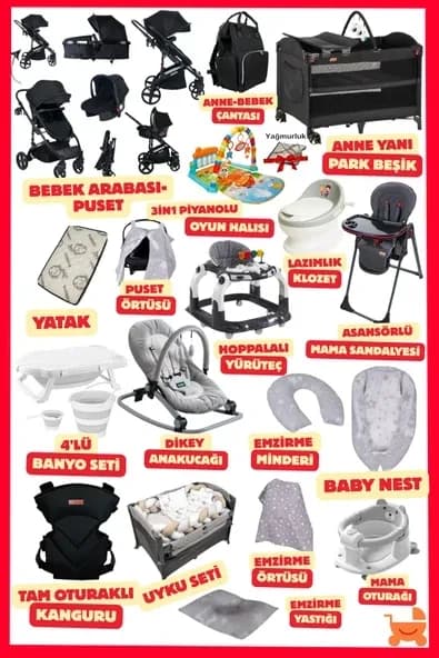 ÖYKÜ BEBEK DUNYASI FlexMagich Yeni Doğan Bebek Çeyiz Seti (34 Parça) Bebeğiniz İçin En Güzeli