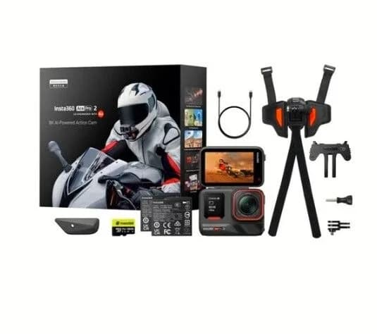 Insta360 Ace Pro 2 Aksiyon Kamerası Motorcycle Bundle