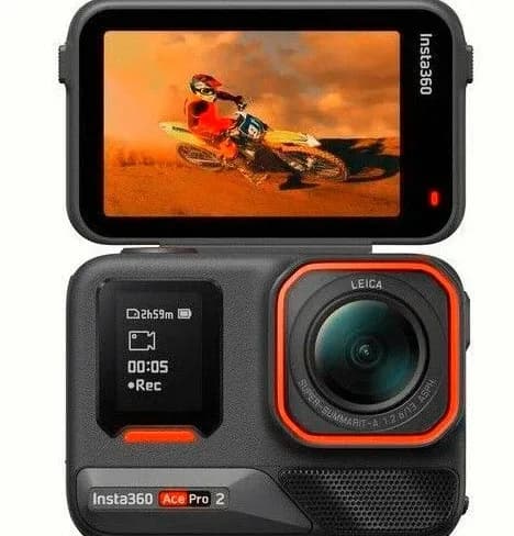 Insta360 Ace Pro 2 Pocket Print Bundle Çift Bataryalı Çantalı Set