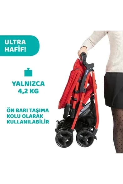 Chicco Ohlala 3 Bebek Arabası Red Passion