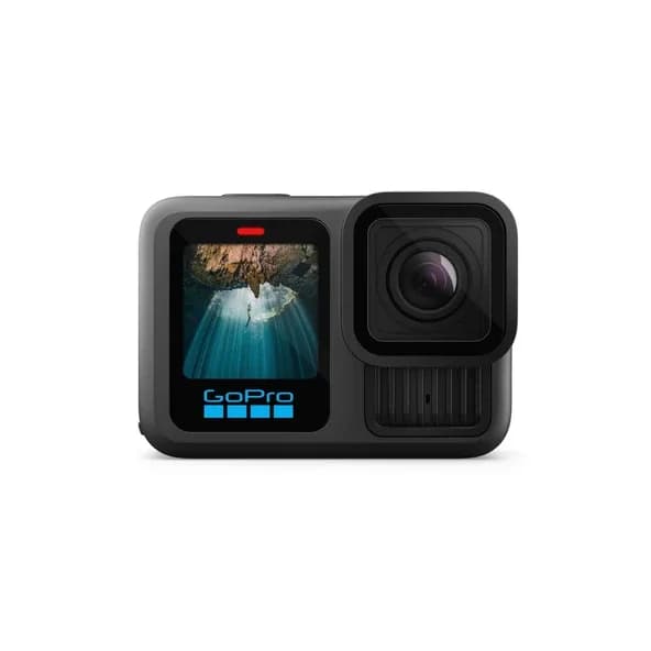 GoPro HERO13 Black Genişletilmiş Güç Paketi - Çift Şarj Cihazı, 3 Enduro Pil, 1 Kavisli Yapışkan Montaj Parçası, 64 GB M