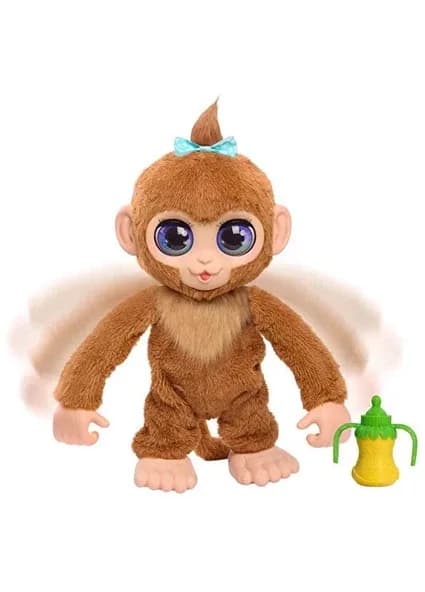 Furreal Sesli ve İnteraktif Yavru Maymun Fıstık Peluş Oyuncak