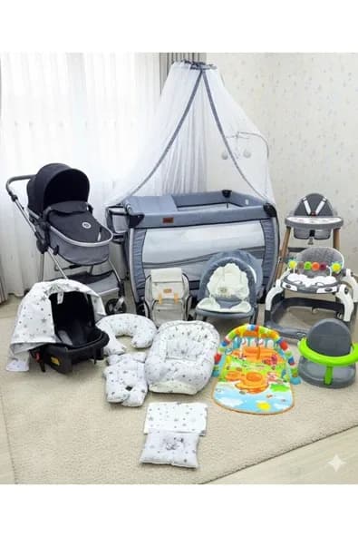TURHANBEBE Yeni Dogan REALİTY Lüx Bebek Çeyiz Seti (28 Parça ) BeyazT