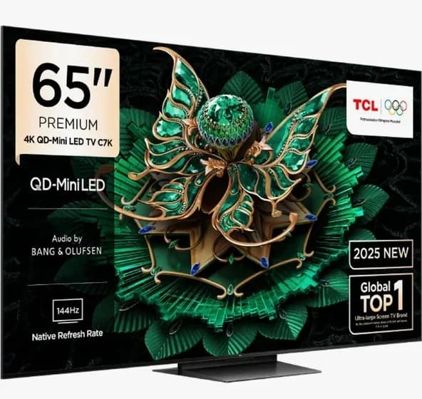 TCL 65C7K Premium 4K Ultra HD 65" 165 Ekran Uydu Alıcılı Google Smart Mini LED TV