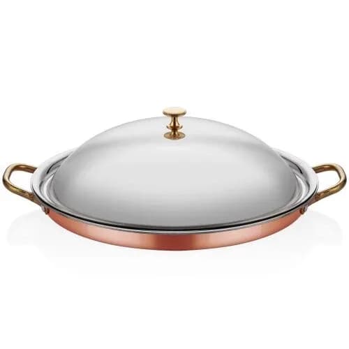 Sunumluk Kapaklı Oval Tava