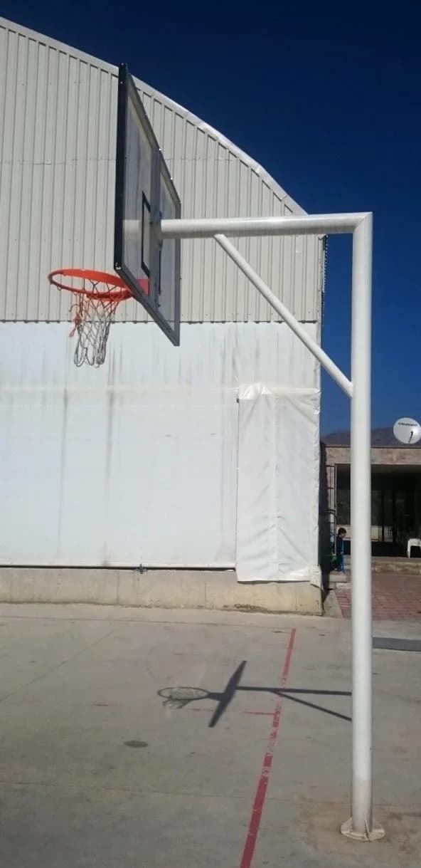 Basketbol Potası Sabit Çember, 105*180 15 mm Cam