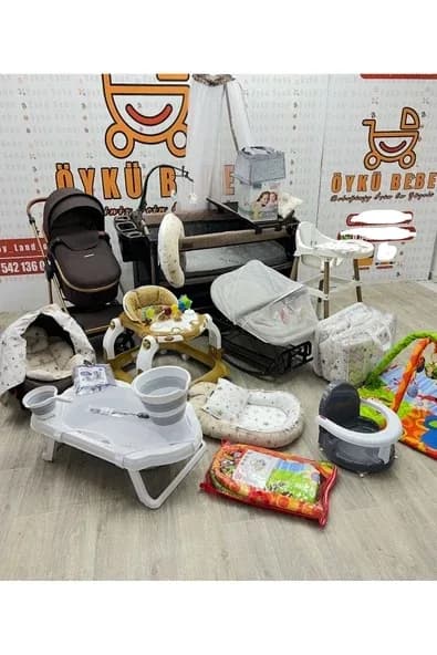 ÖYKÜ BEBEK DUNYASI 33PArça Robot Her Bebeğin İlk Öyküsü Burda Başlar Sevgiyle Hazırlanmış Bebek Çeyiz Setleri