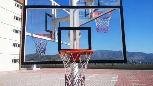 Adelinspor Basketbol Panya Seti 105*180 15 mm Akrilik Cam Hidrolik Çember