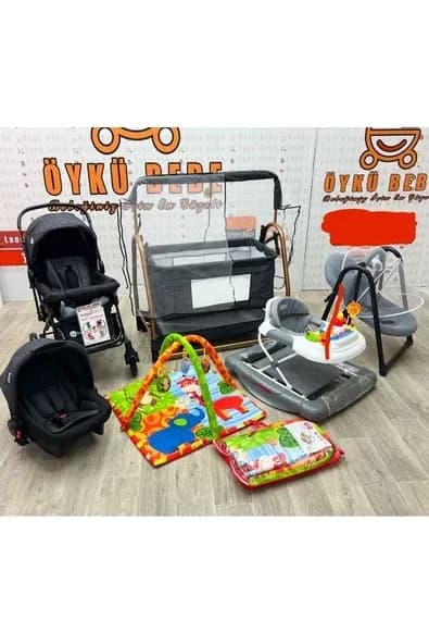 ÖYKÜ BEBEK DUNYASI ROCCO YENİ DOĞAN BEBEK SETİ FULL SET OYUN HALISI
