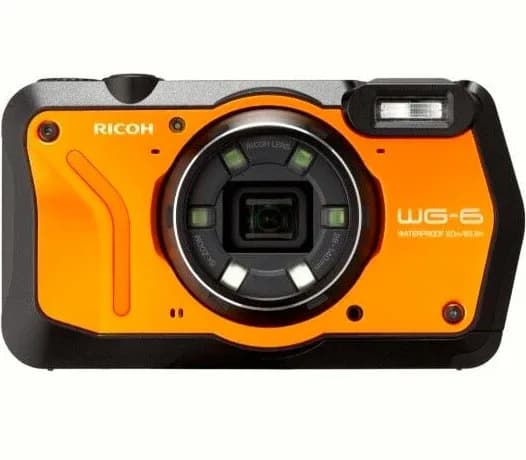Ricoh WG-6 Dijital Fotoğraf Makinesi (Turuncu)