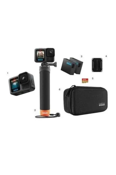 GoPro Hero 13 Black Aksesuar Kit Aksiyon Kamerası