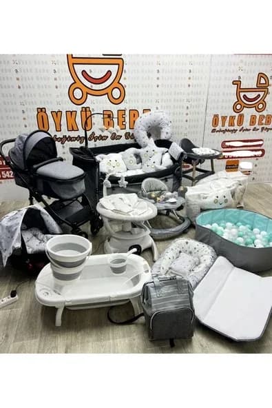 ÖYKÜ BEBEK DUNYASI Lumos Yeni Doğan Bebek Çeyiz Seti (30 Parça) Her Yeni Doğan Bebeğin Öyküsünü Güzelleştiriyoruz