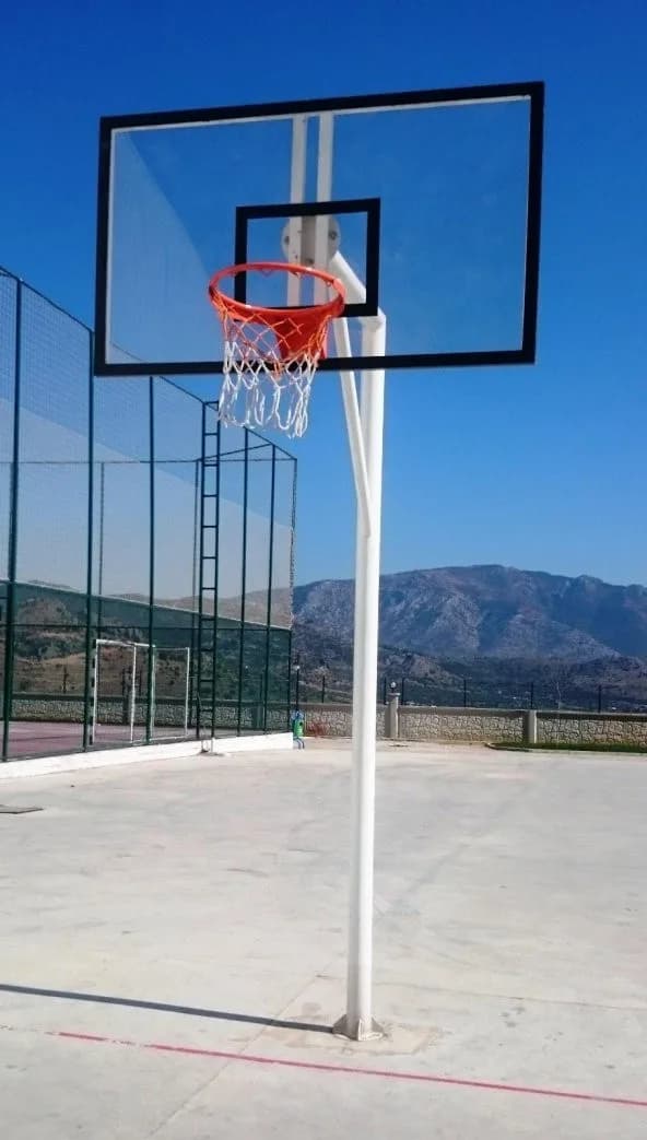 Basketbol Potası Sabit Çember, 105*180 15 mm Cam