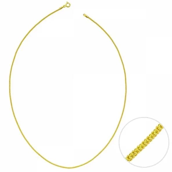 45 Cm Altın Kuş Kafesi Zincir