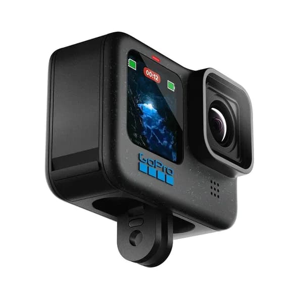 GoPro HERO12 Black - 5.3K60 Ultra HD video, 27MP fotoğraf, HDR, 1/1,9" görüntü sensörü, canlı yayın, web kamerası, stabi